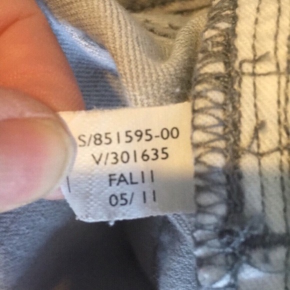 Banana Republic Bootcut Jeans, Light Gray, 26P - Picture 7 of 9